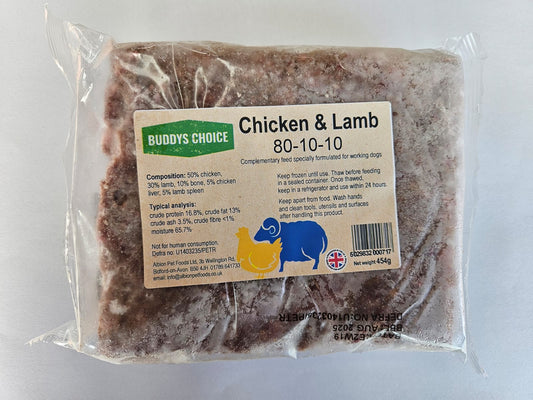 Albion Buddy's Choice Chicken & Lamb 80/10/10 454g