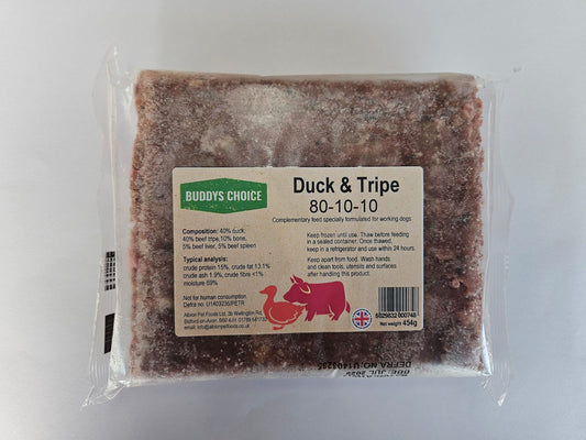 Albion Buddy's Choice Duck & Tripe 80/10/10 454g