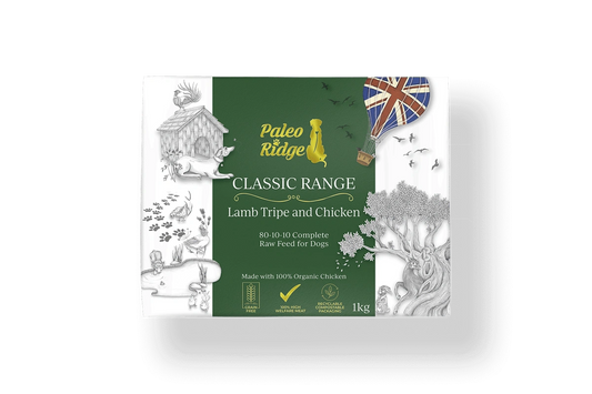 Paleo Ridge Classic Lamb Tripe and Chicken 80/10/10 1KG