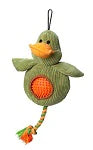 House of Paws Cord Toy with Spiky Ball Duck