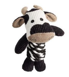 House of Paws Cord Cow with Rope Body