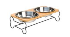 House of Paws Dual Wire Raised Feeder