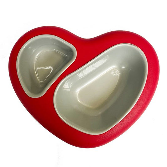 Happy Pet Heart Pet Bowl Double