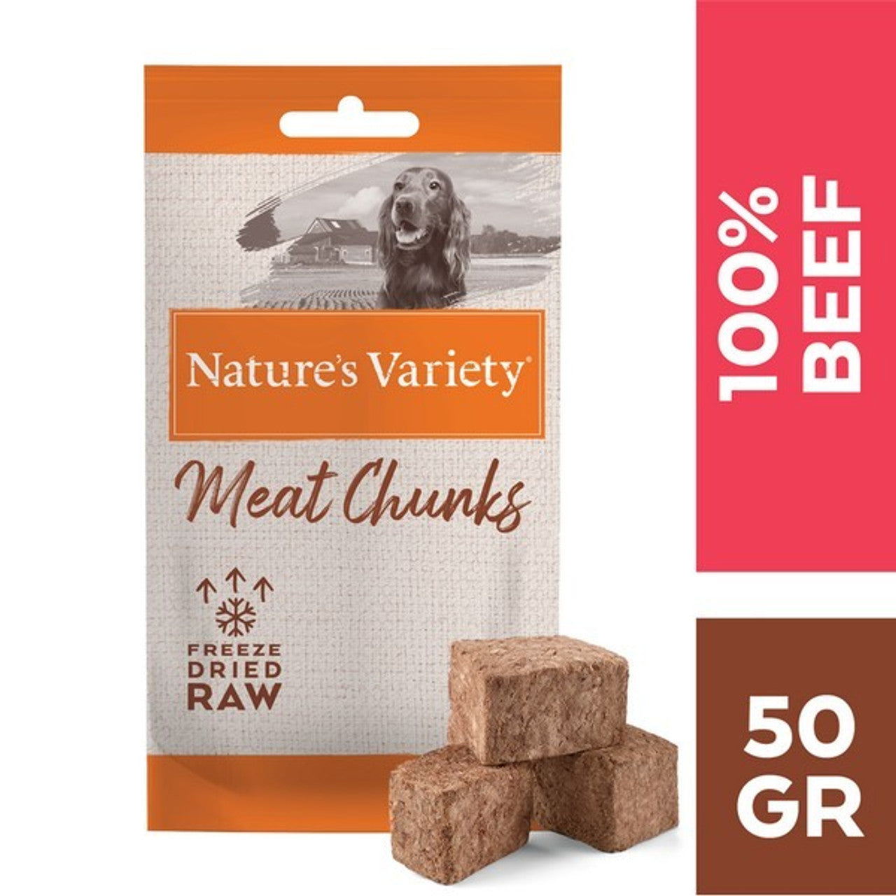 Natures Variety Freeze Dried Chunks  50g