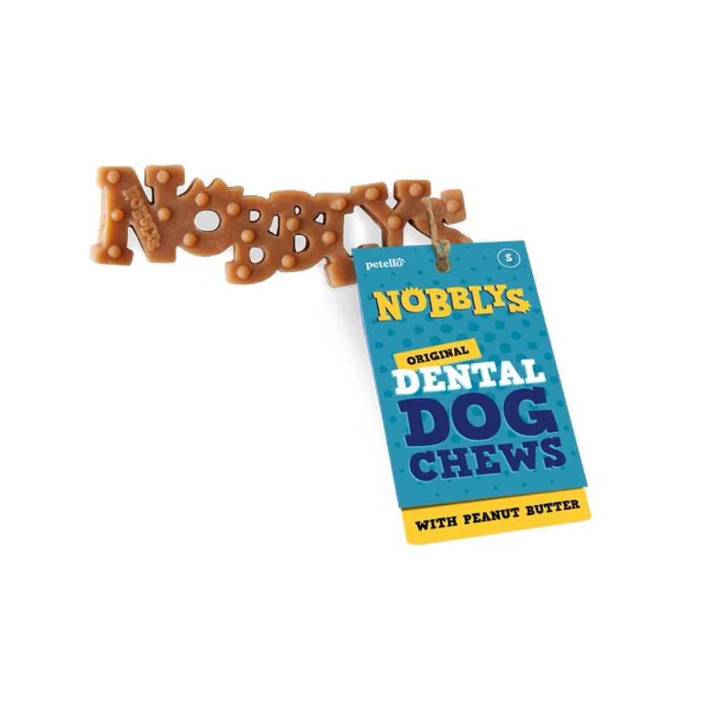 Nobblys Dental Dog Chews with Peanut Butter