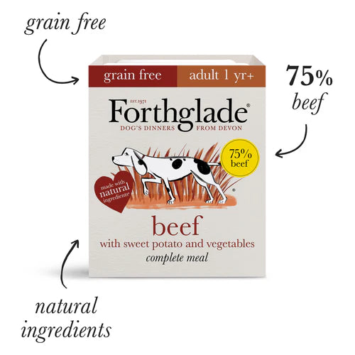 Forthglade Beef with Sweet Potato and Vegetables