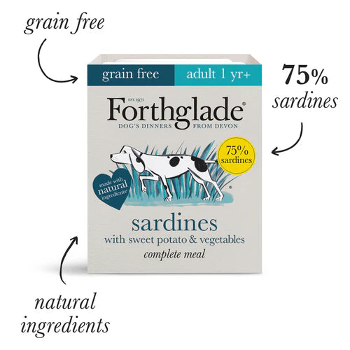 Forthglade Sardines with Sweet Potato and Vegetables