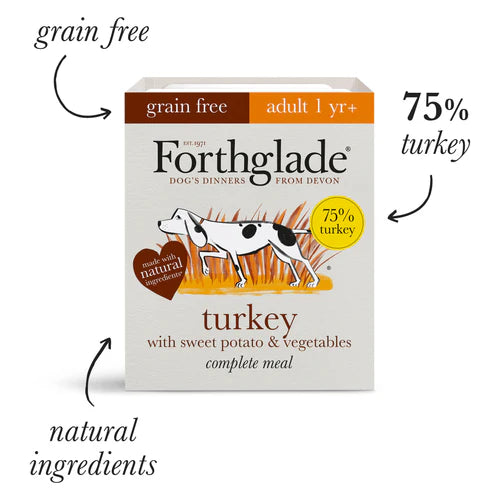 Forthglade Turkey with Sweet Potato and Vegetables