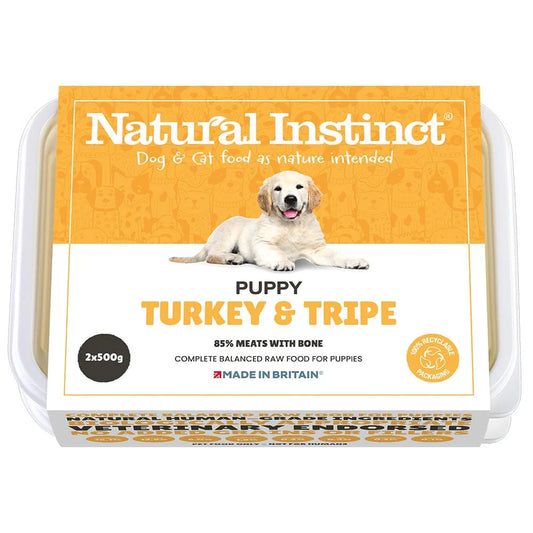 Natural Instinct Puppy, Turkey and Tripe